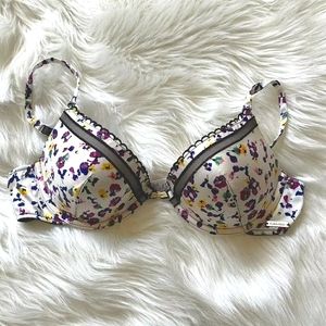 Calvin Klein floral pushup bra